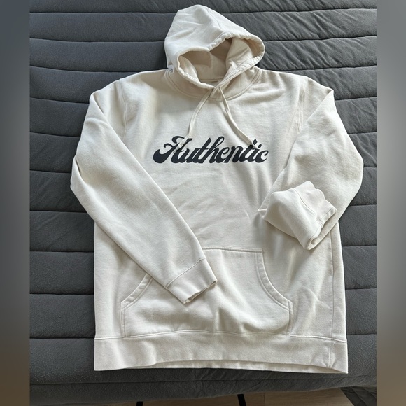 “Authentic” Cream Hoodie - Picture 1 of 1